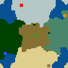 Surface minimap of Races behind long rouble