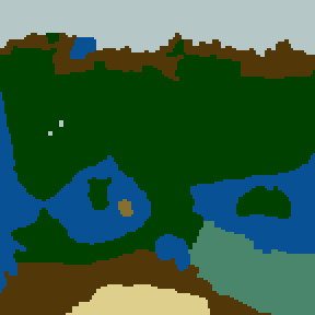 Surface minimap of Raymond E. Feist's Midkemia