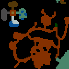 Underground minimap of Rescue the King