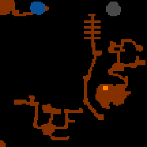 Underground minimap of Return to Magic