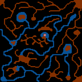 Underground minimap of Riverworld