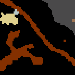Underground minimap of Robin kolega z lasu
