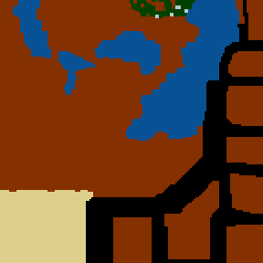 Underground minimap of Rocks of death