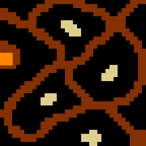 Underground minimap of Run the Gauntlet