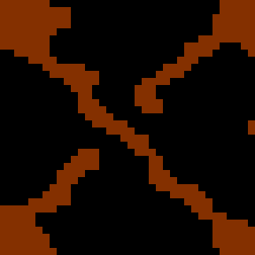 Underground minimap of Running with the Bulls