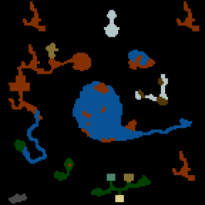 Underground minimap of Sander's Folly