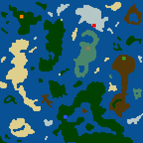 Surface minimap of Sandroy