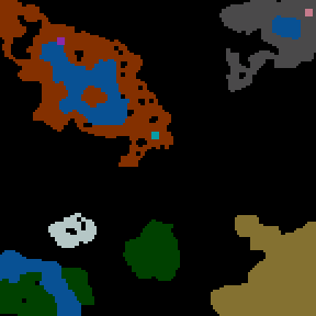 Underground minimap of Sandroy