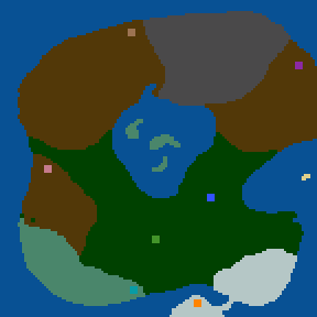 Surface minimap of Satan
