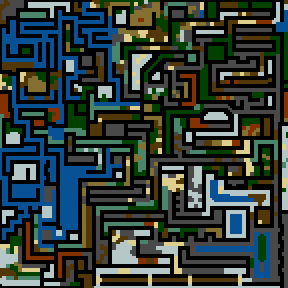 Underground minimap of Scars of the old wars
