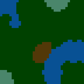 Surface minimap of Scenario 2 -Might and No Magic