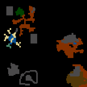 Underground minimap of Shadow of the Dragon
