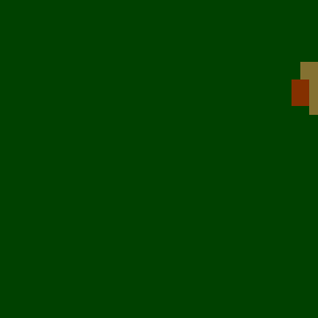 Surface minimap of Shady Vale