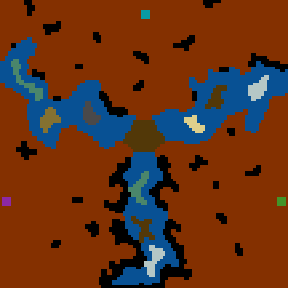 Underground minimap of Shamrock