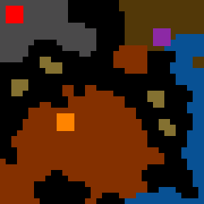 Underground minimap of Slugfest Allied 2vs2vs2vs2
