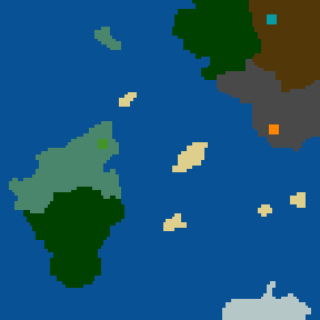 Surface minimap of Solitare