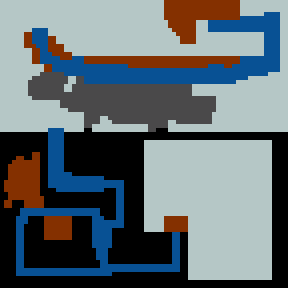 Underground minimap of Souterrain fous