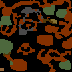 Underground minimap of Spalona wyspa