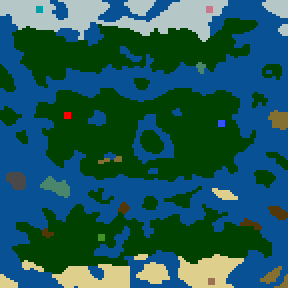 Surface minimap of Spawn World