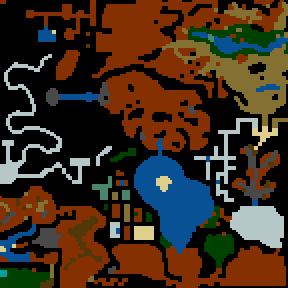 Surface minimap of Stupendous Caverns