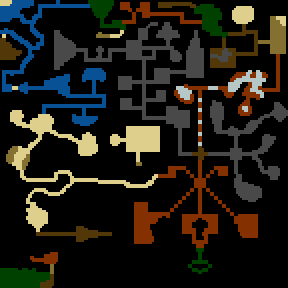 Underground minimap of Stupendous Caverns
