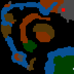Underground minimap of Super