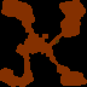 Underground minimap of Swamp God's Fury