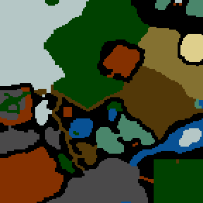 Underground minimap of Swamped In Gore