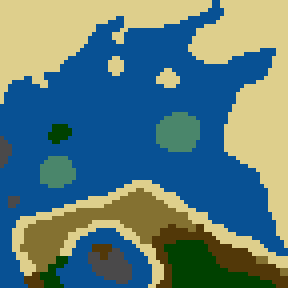 Surface minimap of Sweet Death