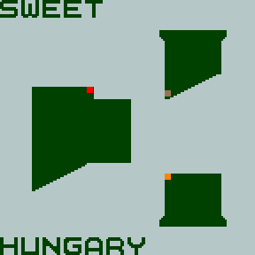 Underground minimap of Sweet Hungary