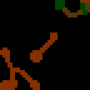 Underground minimap of Sword of Aragon I:  Ascension