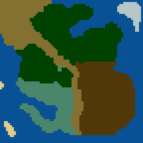 Surface minimap of Sylvan Revolt