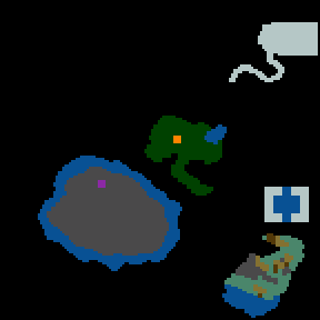 Underground minimap of Tales from Draggona