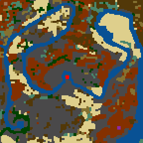 Underground minimap of Tania