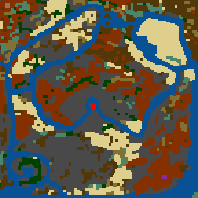 Underground minimap of Tania (WOG)