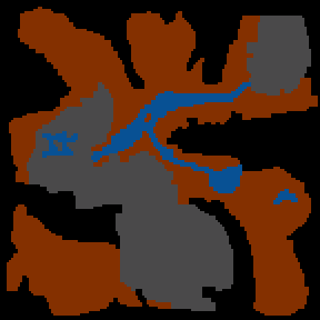 Underground minimap of Tarante