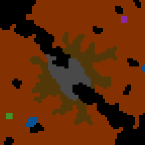 Underground minimap of Teamwork map ver 1.0