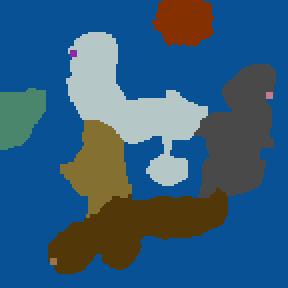 Underground minimap of Teleportes & Second World