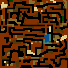 Underground minimap of Terra Inkognita