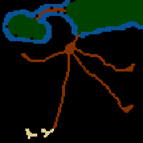 Underground minimap of Terranova