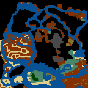 Underground minimap of The Adventures of Blademan