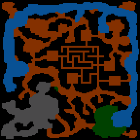 Underground minimap of The Alliance