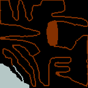 Underground minimap of The Alps