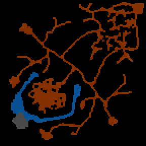 Underground minimap of The Arena v2 - TOH
