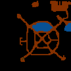 Underground minimap of The Avenger