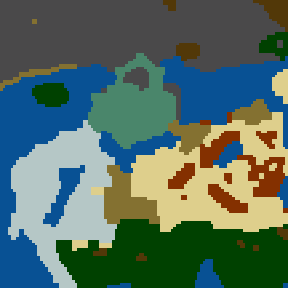 Surface minimap of The Avenger