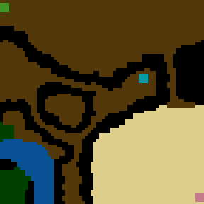 Underground minimap of The avenging!
