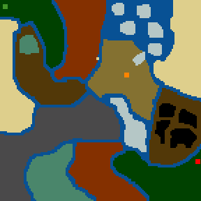 Surface minimap of The Barbarian vs. All