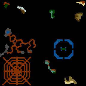Underground minimap of The beginning of the end