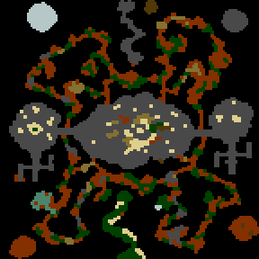 Underground minimap of The Black Hand